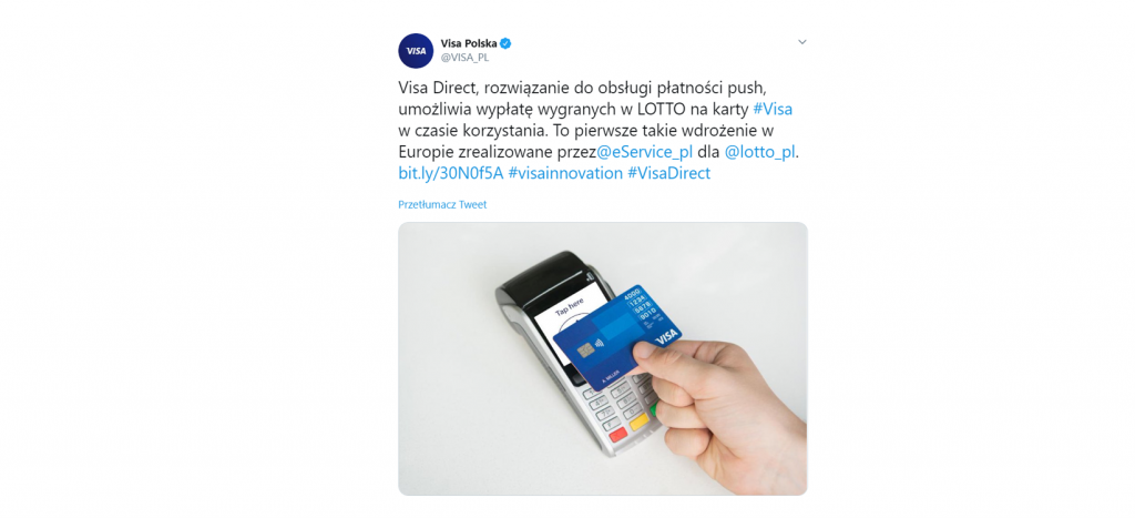 bezgotówkowa wypłata na kartę visa i mastercard