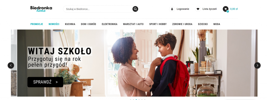 Biedronka Home - czyli sklep online Biedronki już do dyspozycji! Już 22 sierpnia ruszył sklep internetowy Biedronka Home. Sprzedaż będzie realizowana na terenie całego kraju.