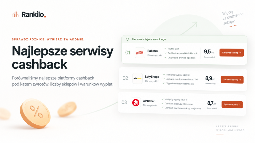 Najlepsze serwisy cashback w 2027 roku – gdzie warto robić zakupy?